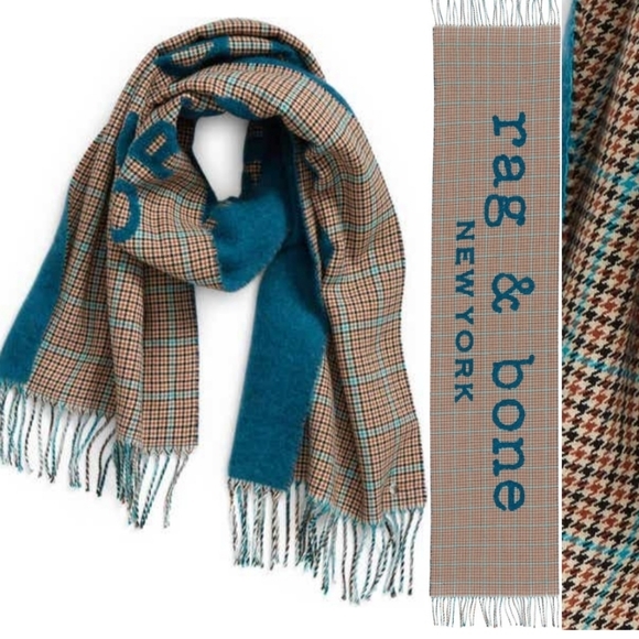 rag & bone Accessories - Rag & Bone Wilshire Logo Scarf